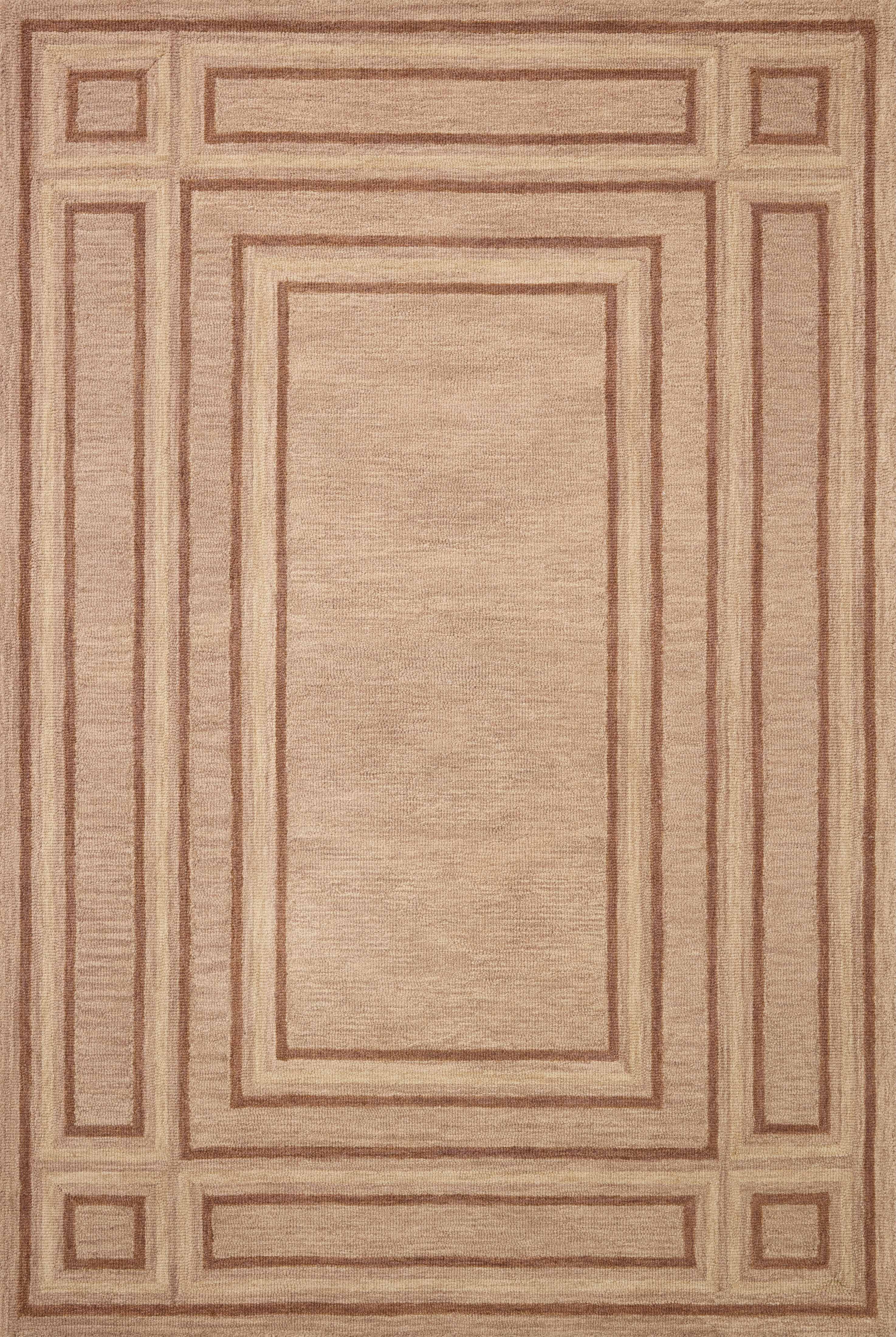 Chris Loves Julia x Loloi Alfie Blush / Rose 5'-0" x 7'-6" Area Rug