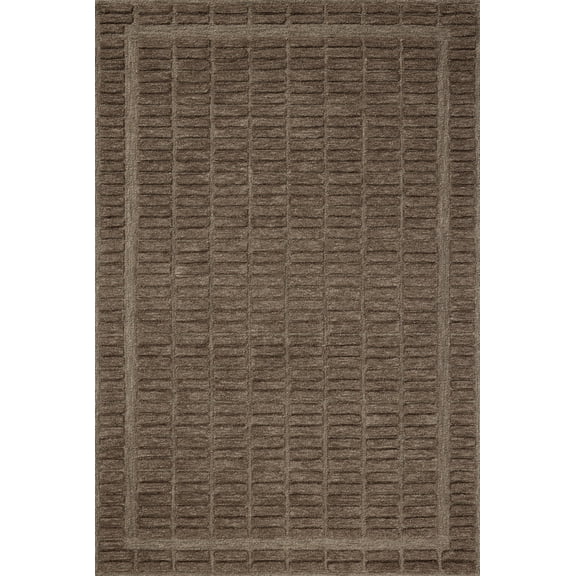 Chris Loves Julia x Loloi Bradley Cocoa / Cocoa 5'-0" x 7'-6" Area Rug