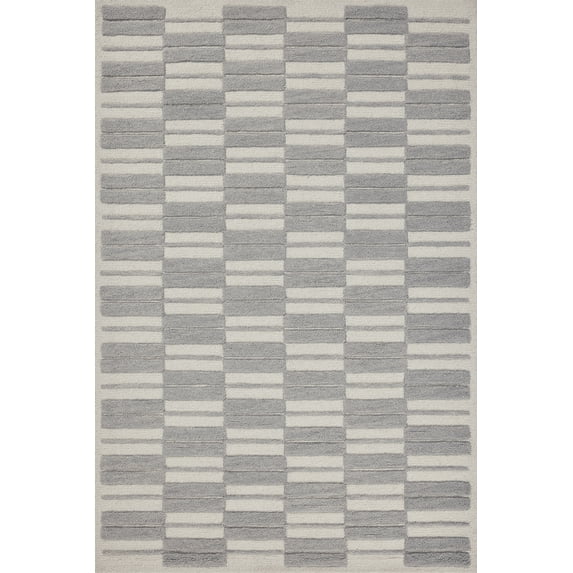 Chris Loves Julia x Loloi Bradley Ivory / Grey 9'-3" x 13' Area Rug