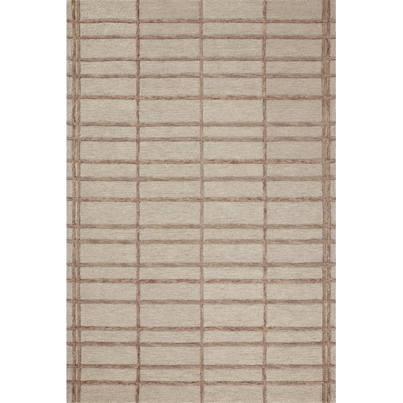 Chris Loves Julia x Loloi Bradley Rose / Blush 18" x 18" Sample Rug