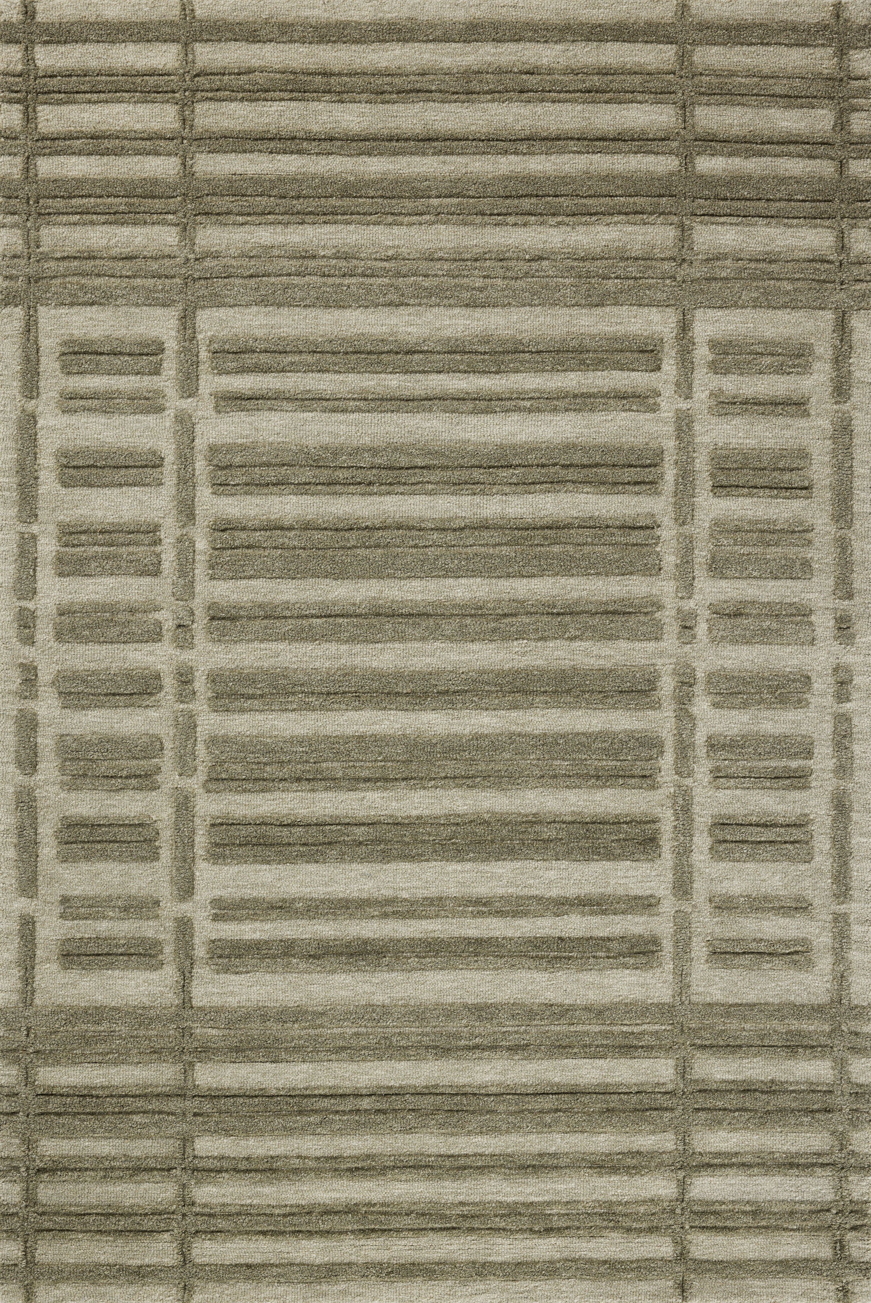 Chris Loves Julia x Loloi Bradley Sage / Olive 18" x 18" Sample Rug