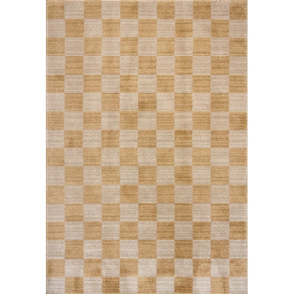 Chris Loves Julia x Loloi Calvin Apricot / Ivory 7'-10" x 10' Area Rug