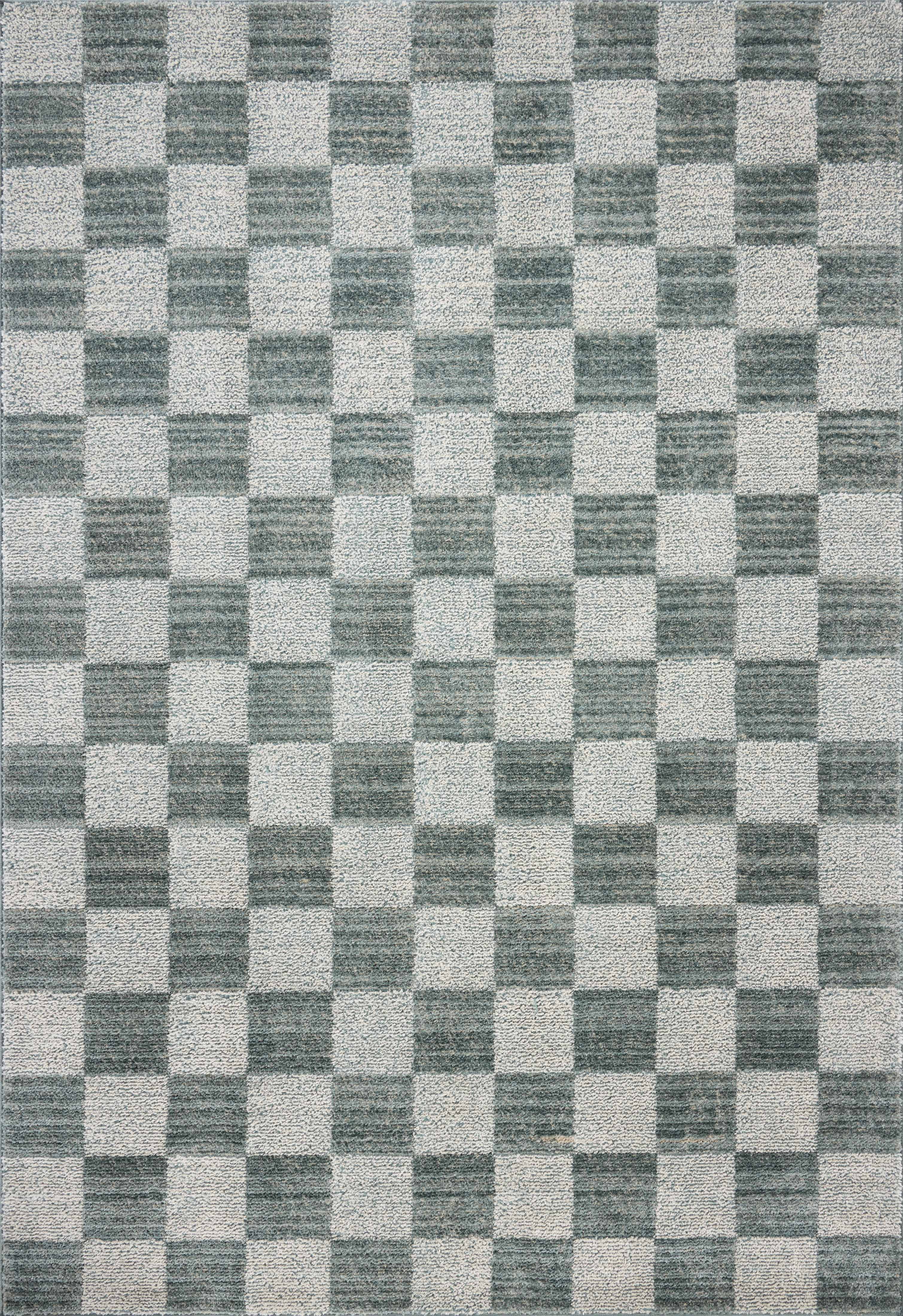 Chris Loves Julia x Loloi Calvin Blue / Ivory 3'-6" x 5'-6" Accent Rug