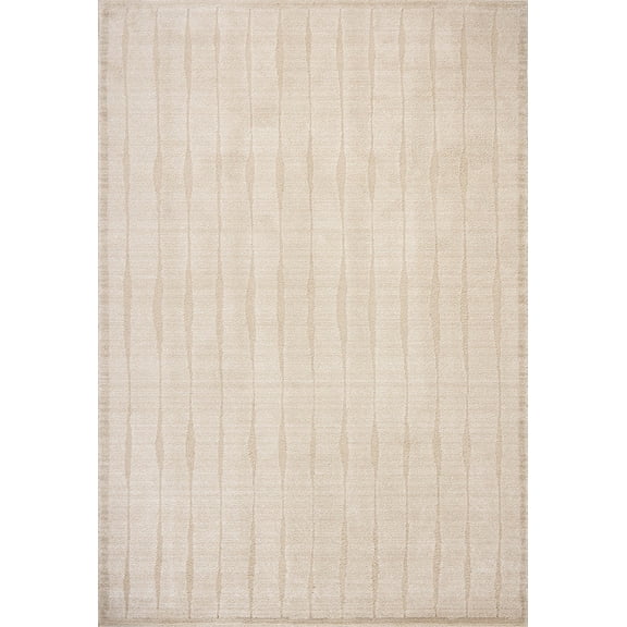 Chris Loves Julia x Loloi Calvin Ivory / Oatmeal 2'-3" x 3'-10" Accent Rug