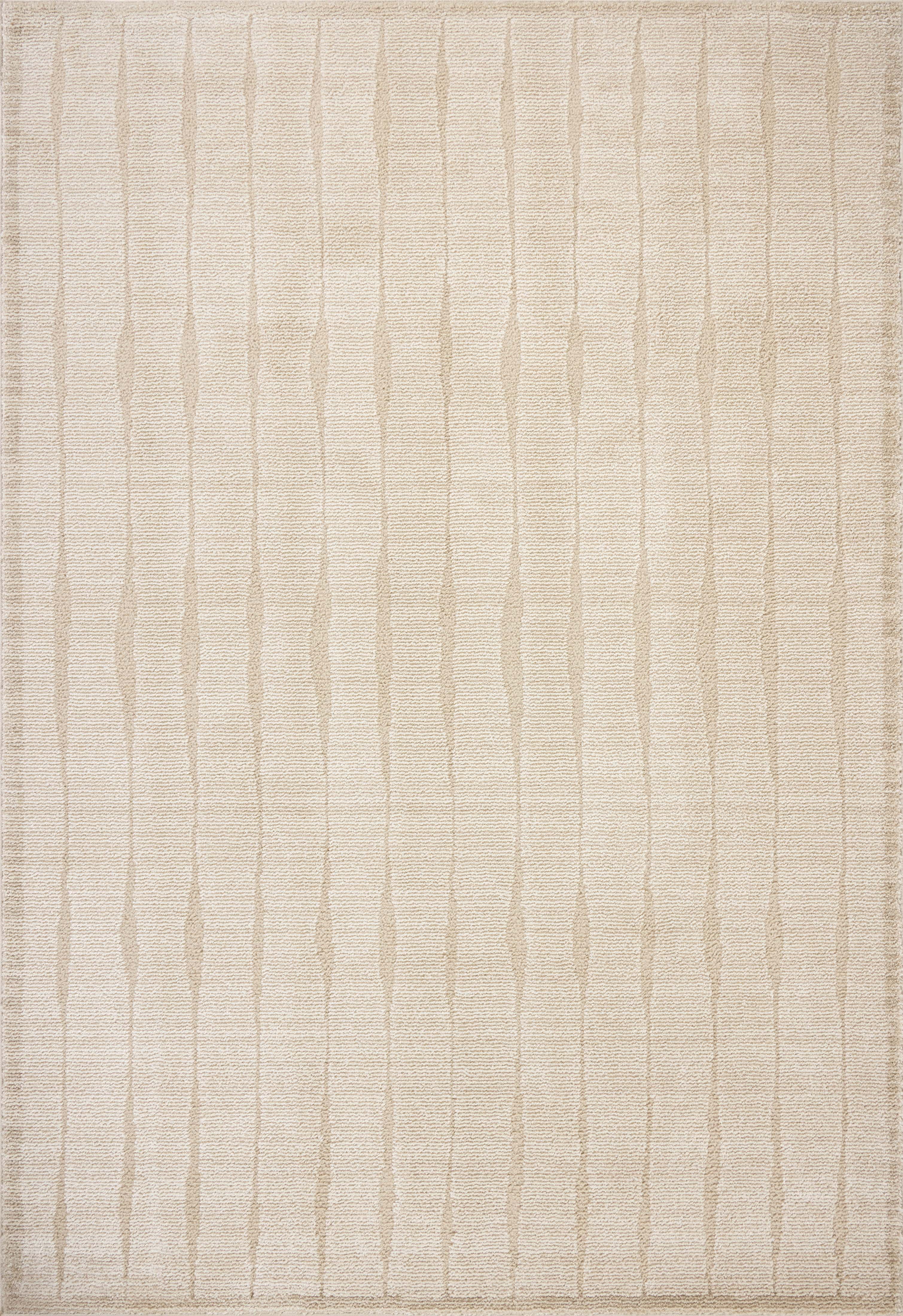 Chris Loves Julia x Loloi Calvin Ivory / Oatmeal 3'-6" x 5'-6" Accent Rug