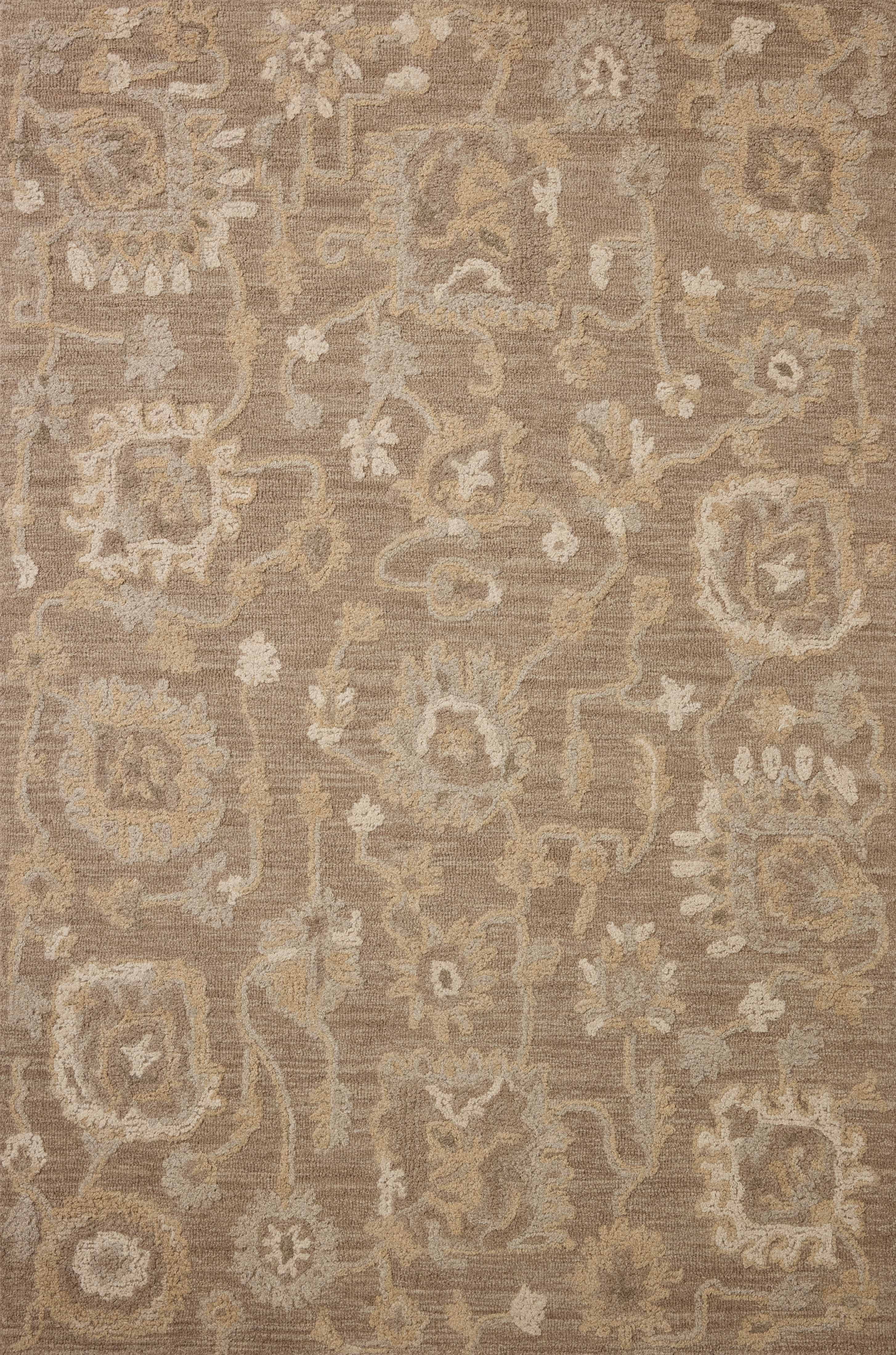 Chris Loves Julia x Loloi Dorothea Bark / Stone 2'-3" x 3'-9" Accent Rug