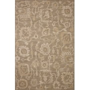 Chris Loves Julia x Loloi Dorothea Oak / Natural 18" x 18" Sample Rug
