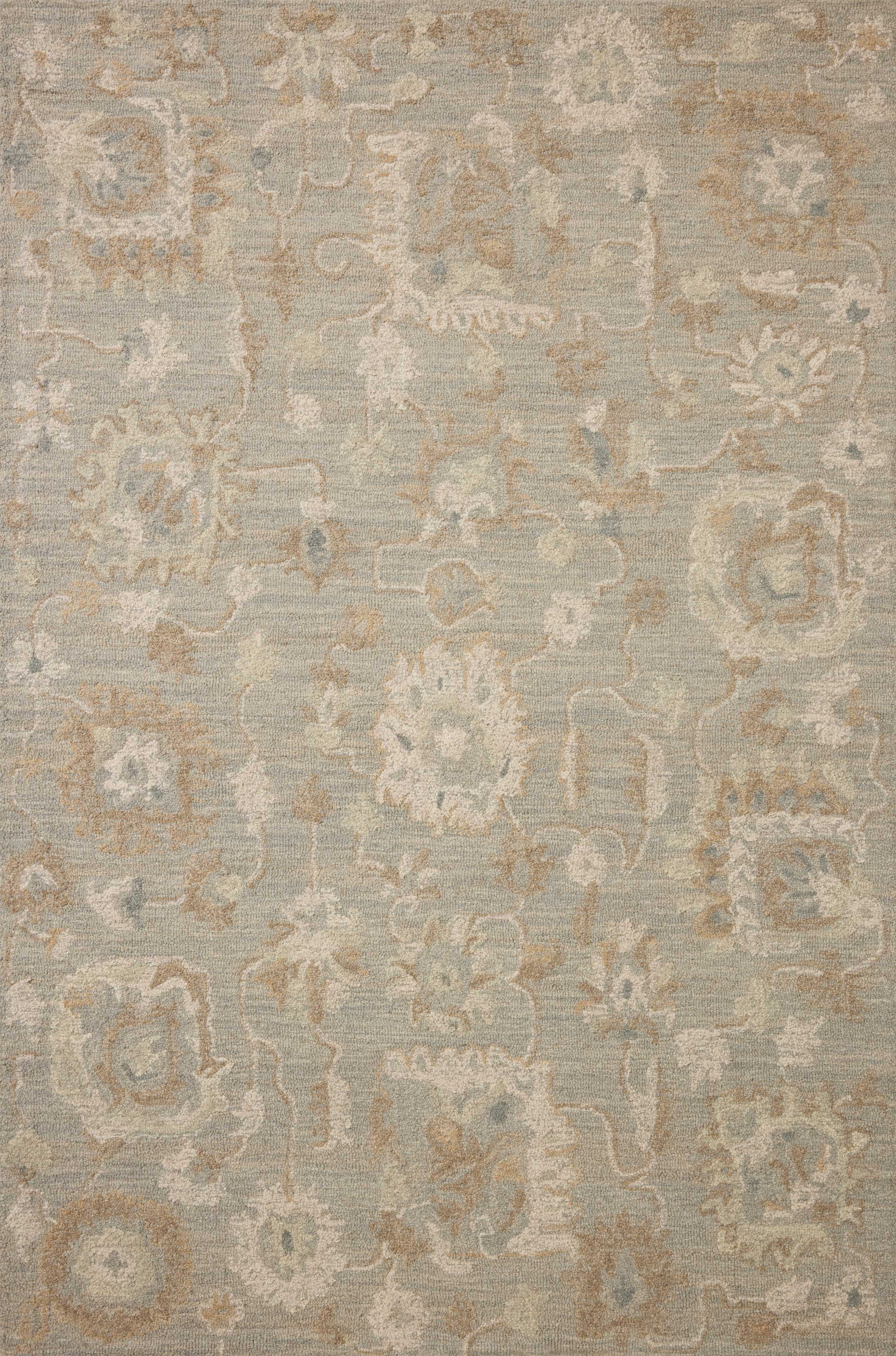 Chris Loves Julia x Loloi Dorothea Stone / Multi 2'-6" x 7'-6" Runner Rug