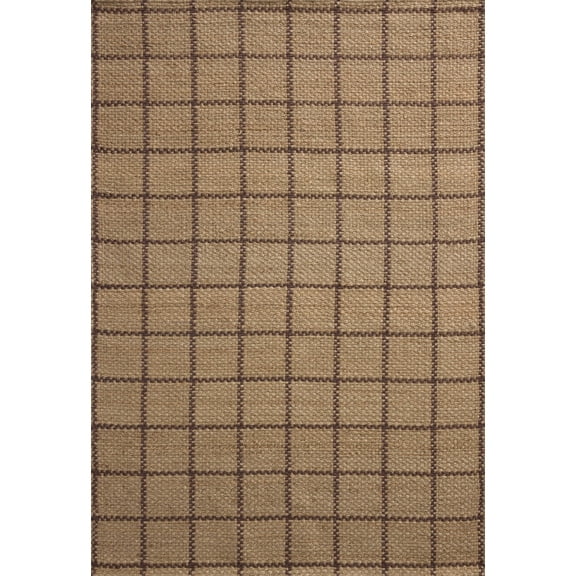 Chris Loves Julia x Loloi Fletcher Natural / Brown 18" x 18" Sample Rug
