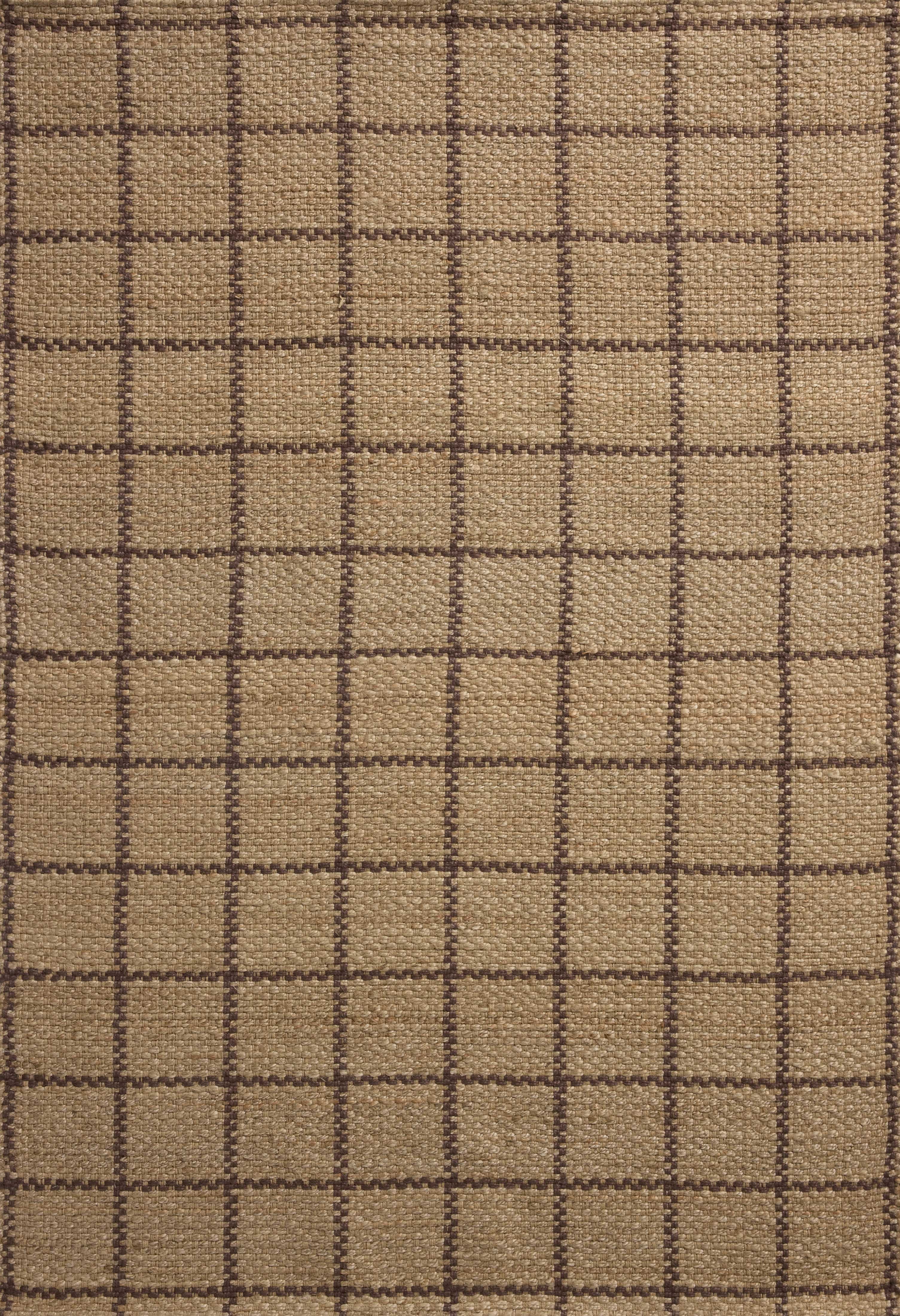 Chris Loves Julia x Loloi Fletcher Natural / Brown 2'-3" x 3'-9" Runner Rug