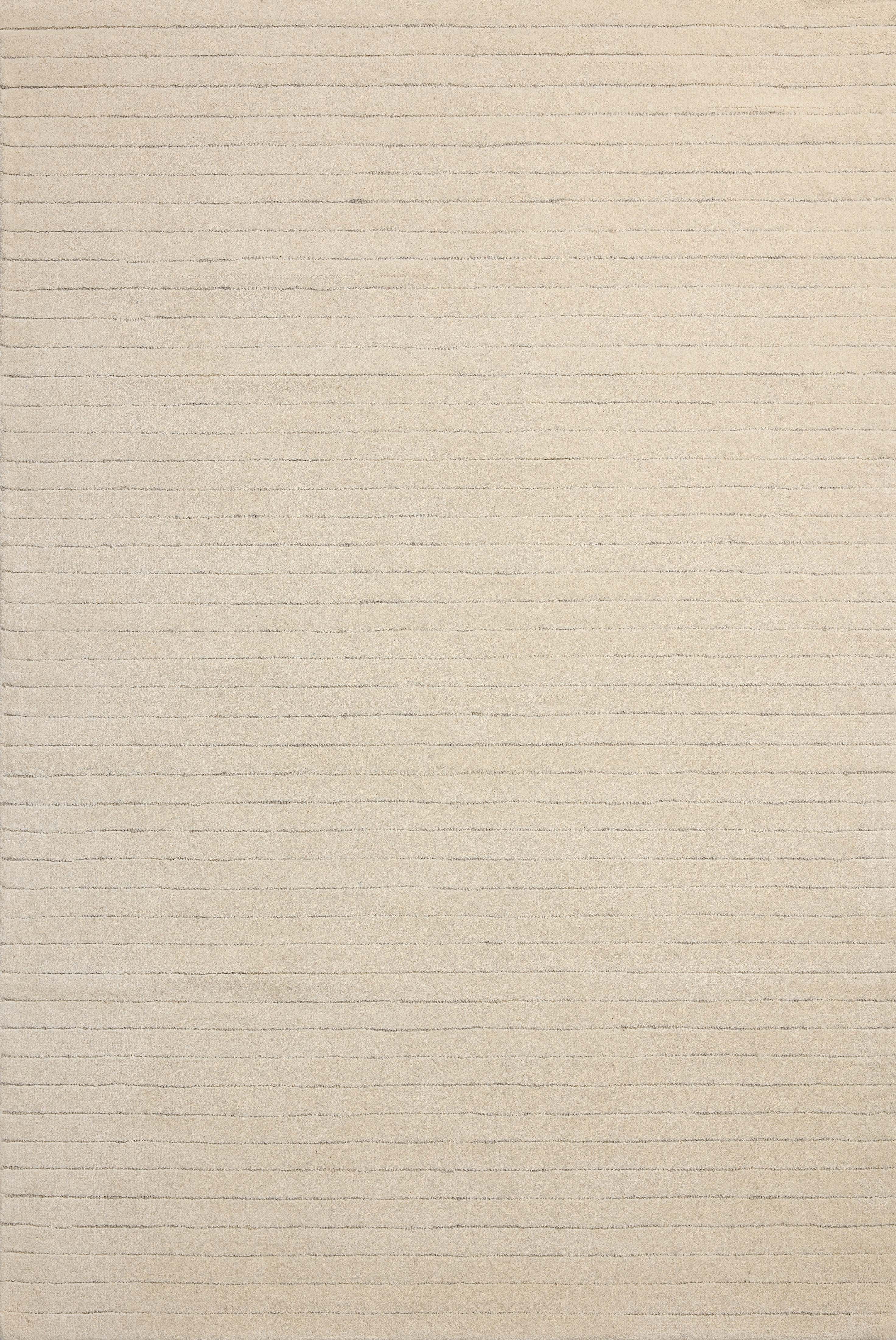 Chris Loves Julia x Loloi Henry Ivory / Dove 3'-6" x 5'-6" Accent Rug