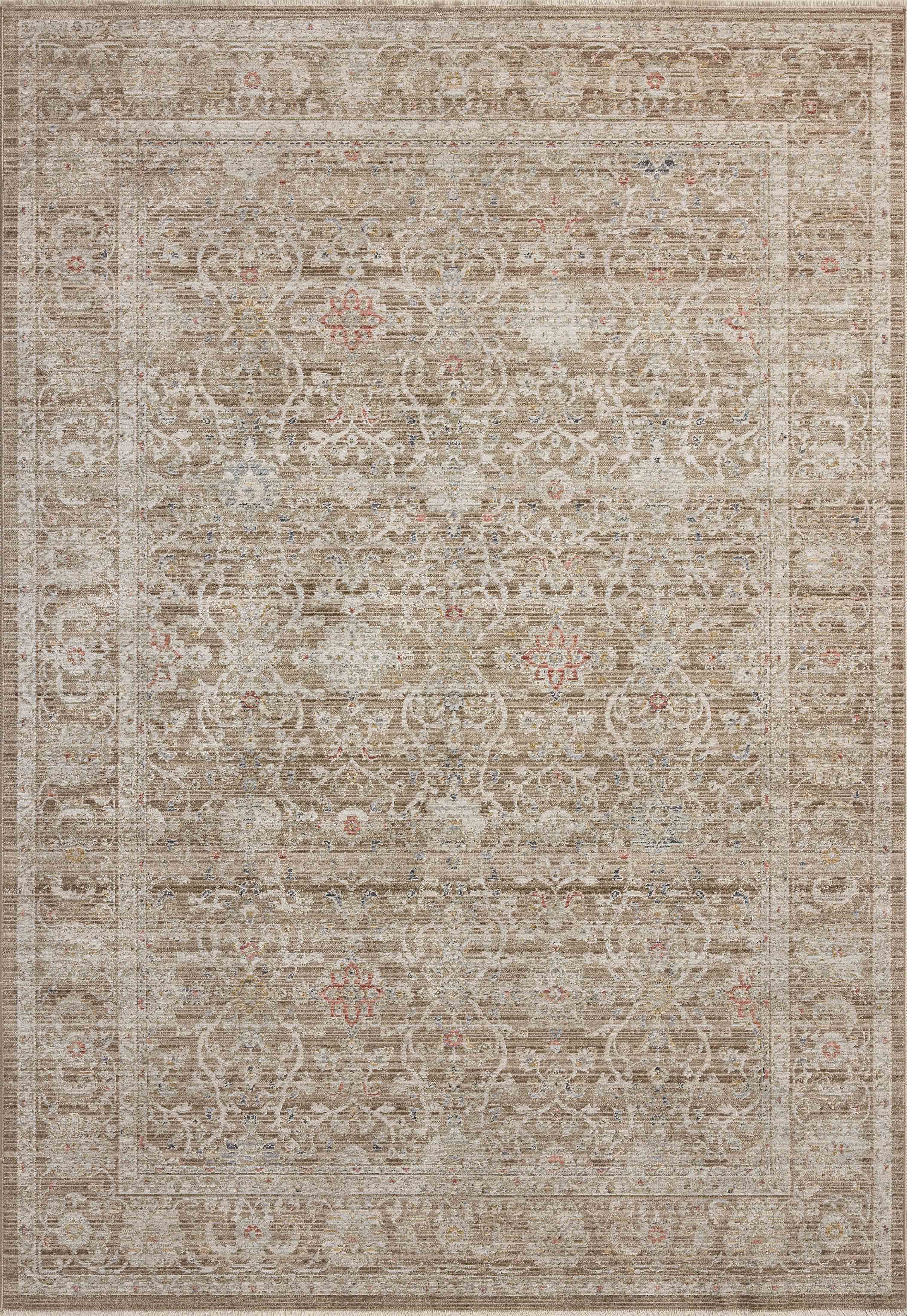 Chris Loves Julia x Loloi Ida Bark / Multi 2'-3" x 3'-10" Accent Rug