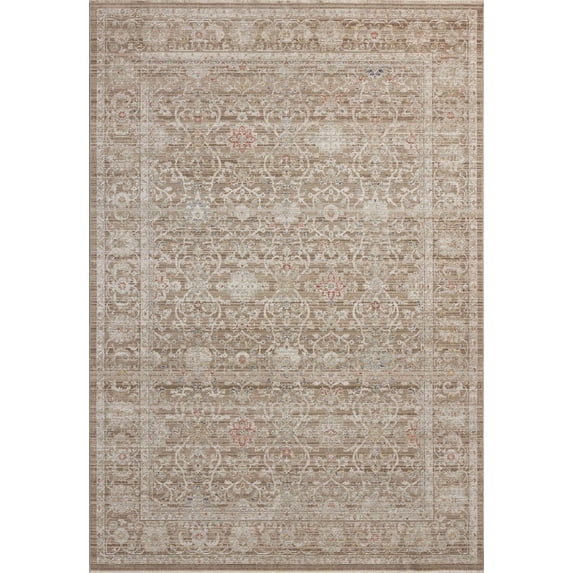 Chris Loves Julia x Loloi Ida Bark / Multi 5'-3" x 7'-6" Area Rug