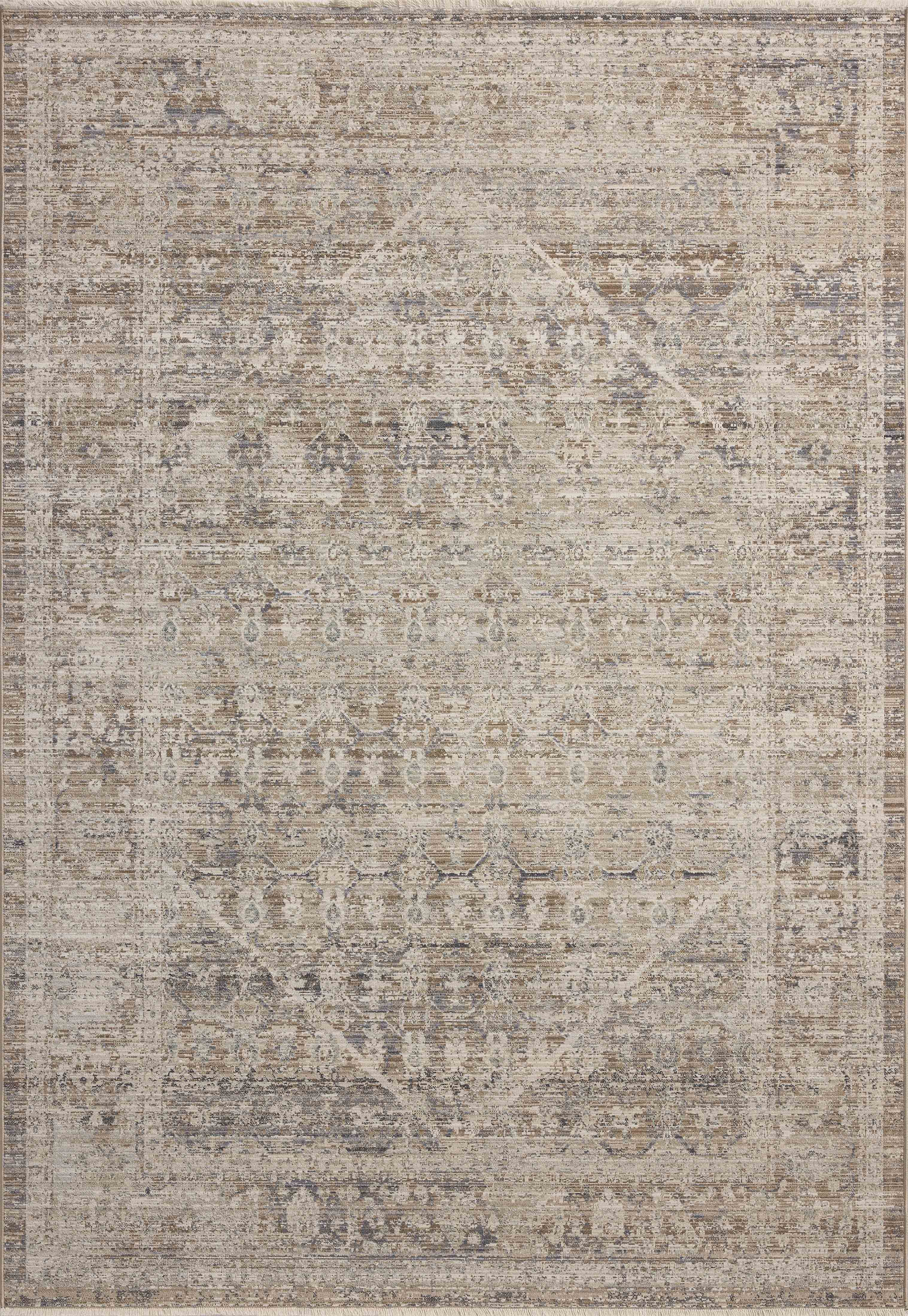 Chris Loves Julia x Loloi Ida Slate / Natural 2'-7" x 10'-0" Runner Rug