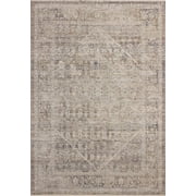Chris Loves Julia x Loloi Ida Slate / Natural 5-3" x 7-6" Area Rug