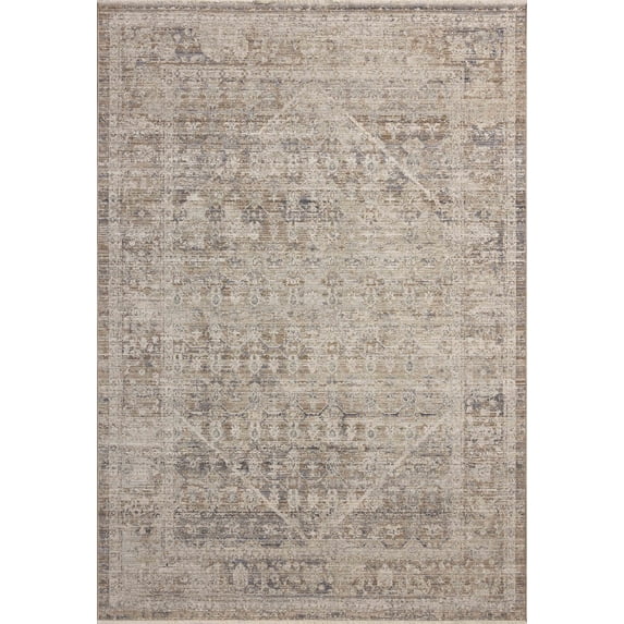 Chris Loves Julia x Loloi Ida Slate / Natural 7'-10" x 10' Area Rug
