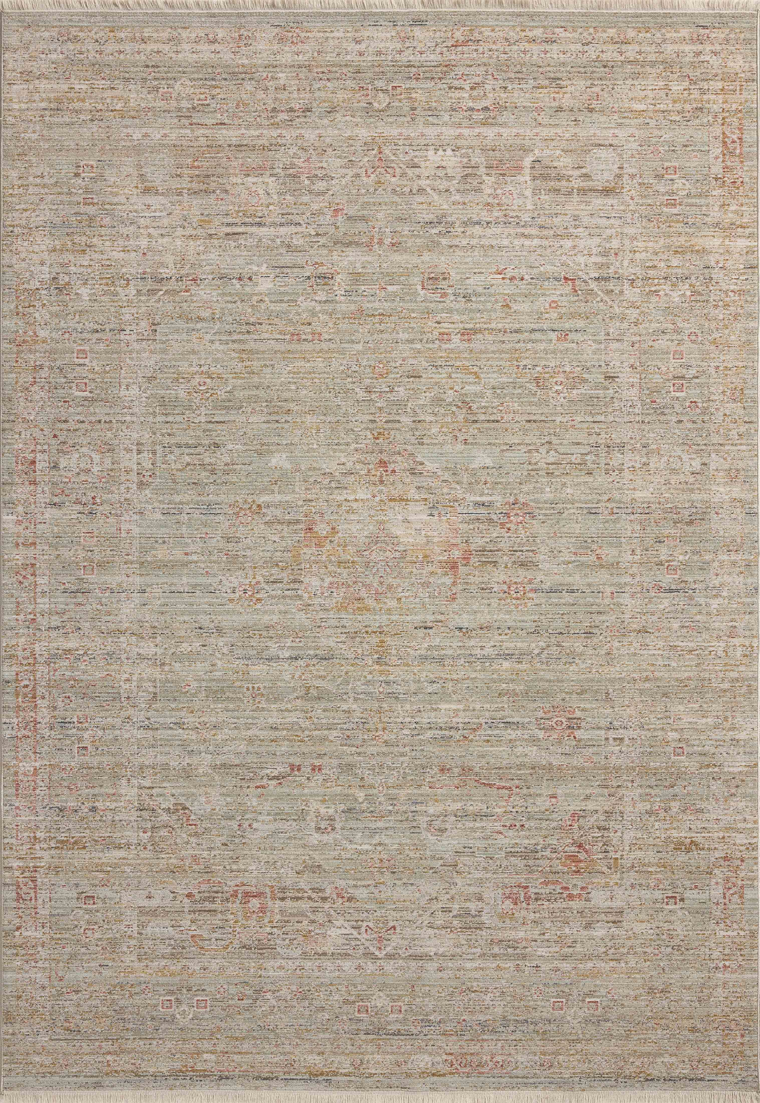 Chris Loves Julia x Loloi Ida Spa / Sunrise 2'-7" x 10'-0" Runner Rug
