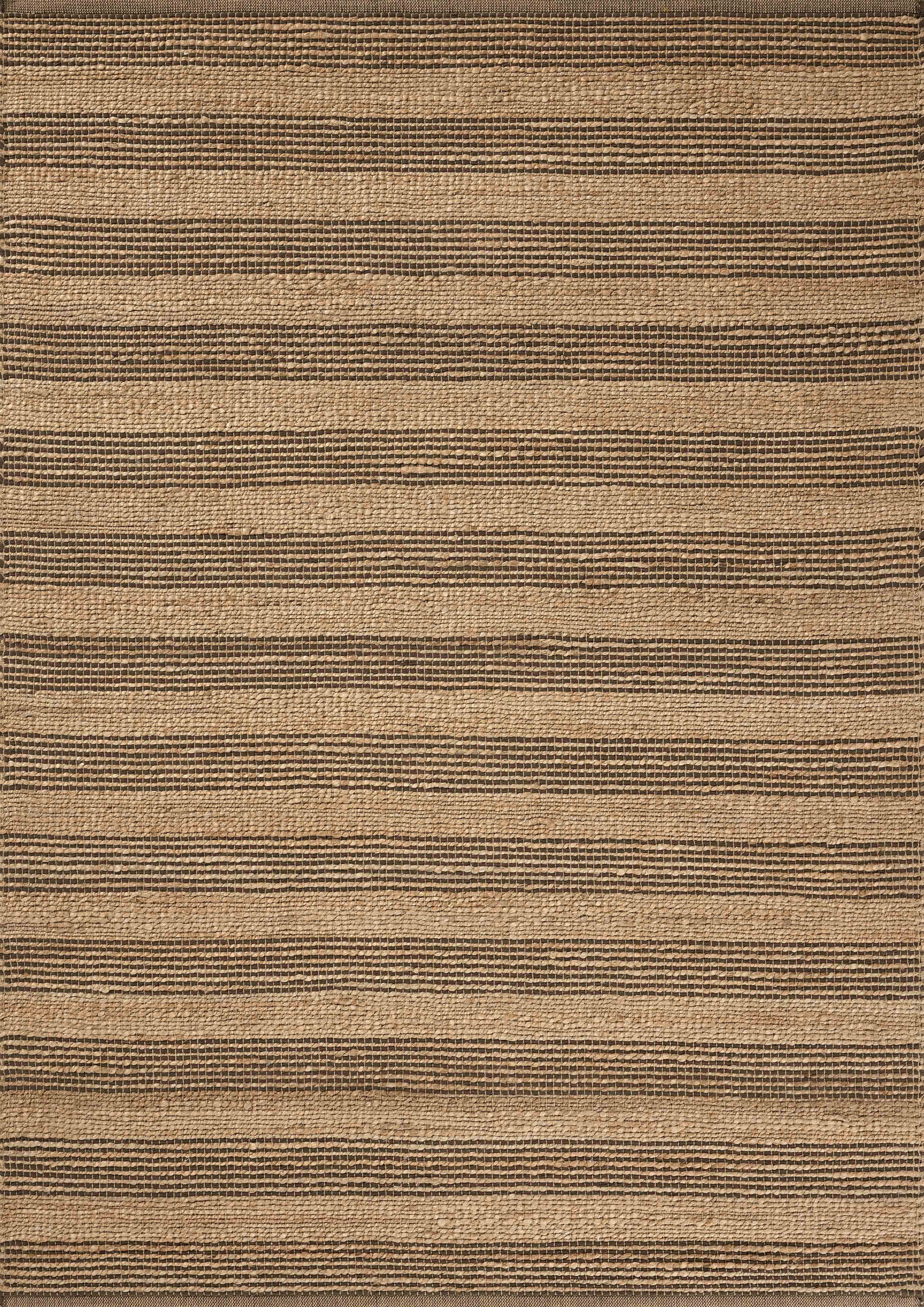 Chris Loves Julia x Loloi Judy Natural / Chocolate 2'-6" x 7'-6" Runner Rug