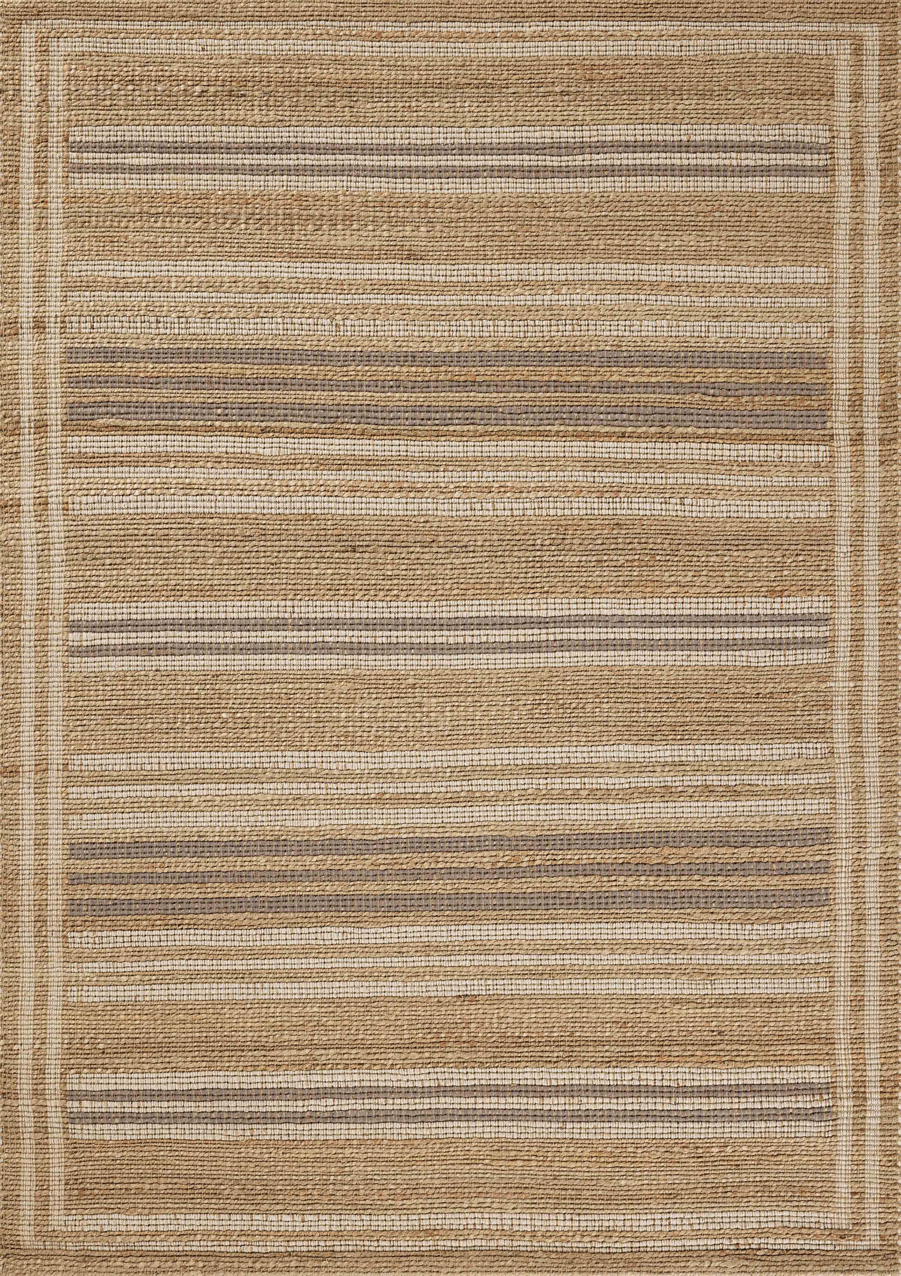 Chris Loves Julia x Loloi Judy Natural / Dove 7'-9" x 9'-9" Area Rug