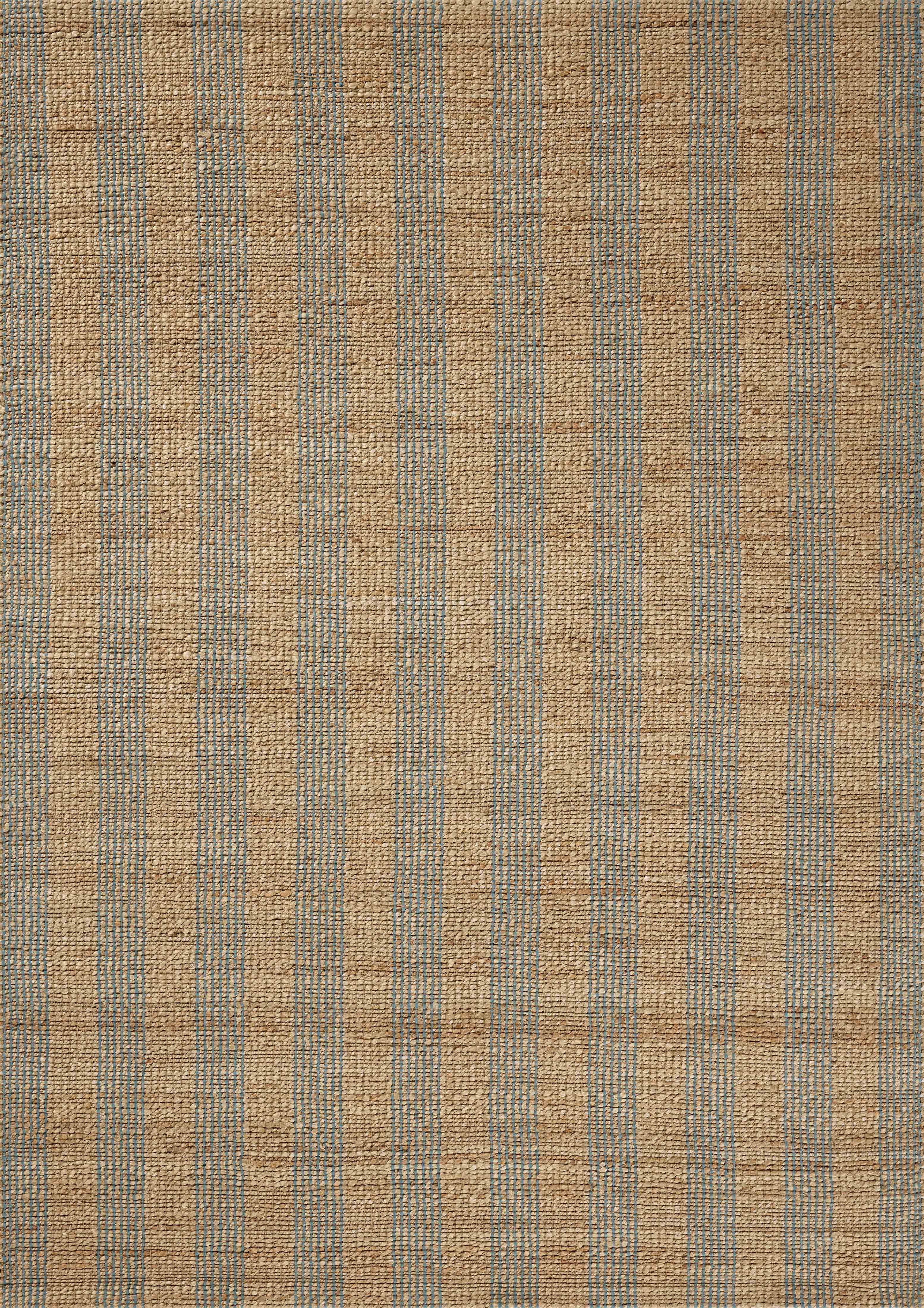 Chris Loves Julia x Loloi Judy Natural / Sky 3'-6" x 5'-6" Accent Rug