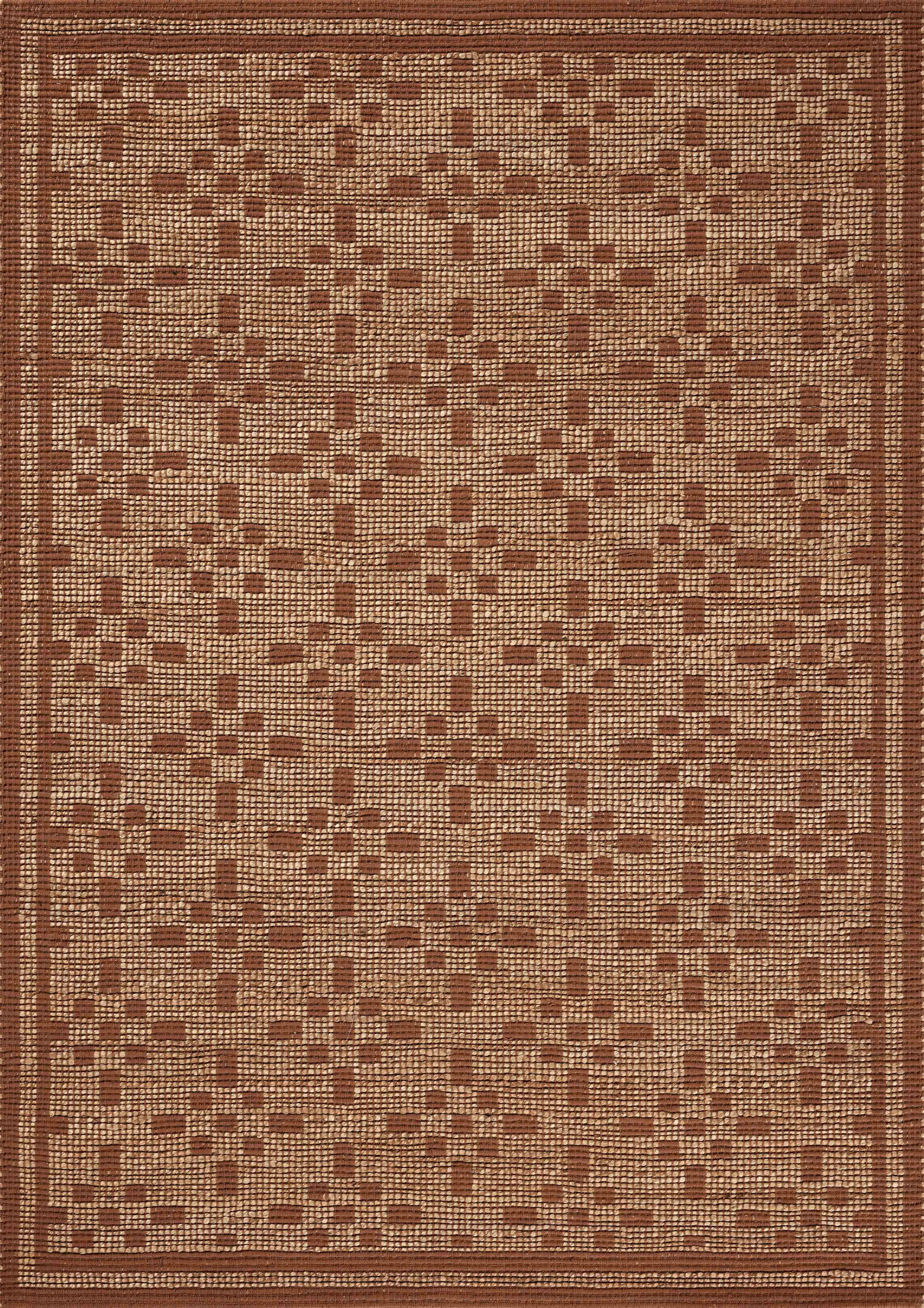 Chris Loves Julia x Loloi Judy Natural / Spice 7'-9" x 9'-9" Area Rug