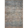 thumbnail image 1 of Chris Loves Julia x Loloi Jules Denim/Spice 2'-0" x 5'-0" Area Rug, 1 of 10