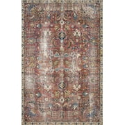 Chris Loves Julia x Loloi Jules Merlot/Multi 2-3 x 3-9 Area Rug