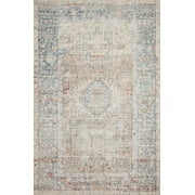 Chris Loves Julia x Loloi Jules Natural/Ocean 2-0" x 5-0" Area Rug
