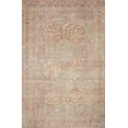 thumbnail image 1 of Chris Loves Julia x Loloi Jules Tangerine/Mist 7'-6" x 9'-6" Area Rug, 1 of 9