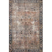 Chris Loves Julia x Loloi Jules Terracotta/Multi 8-6 x 11-6 Area Rug