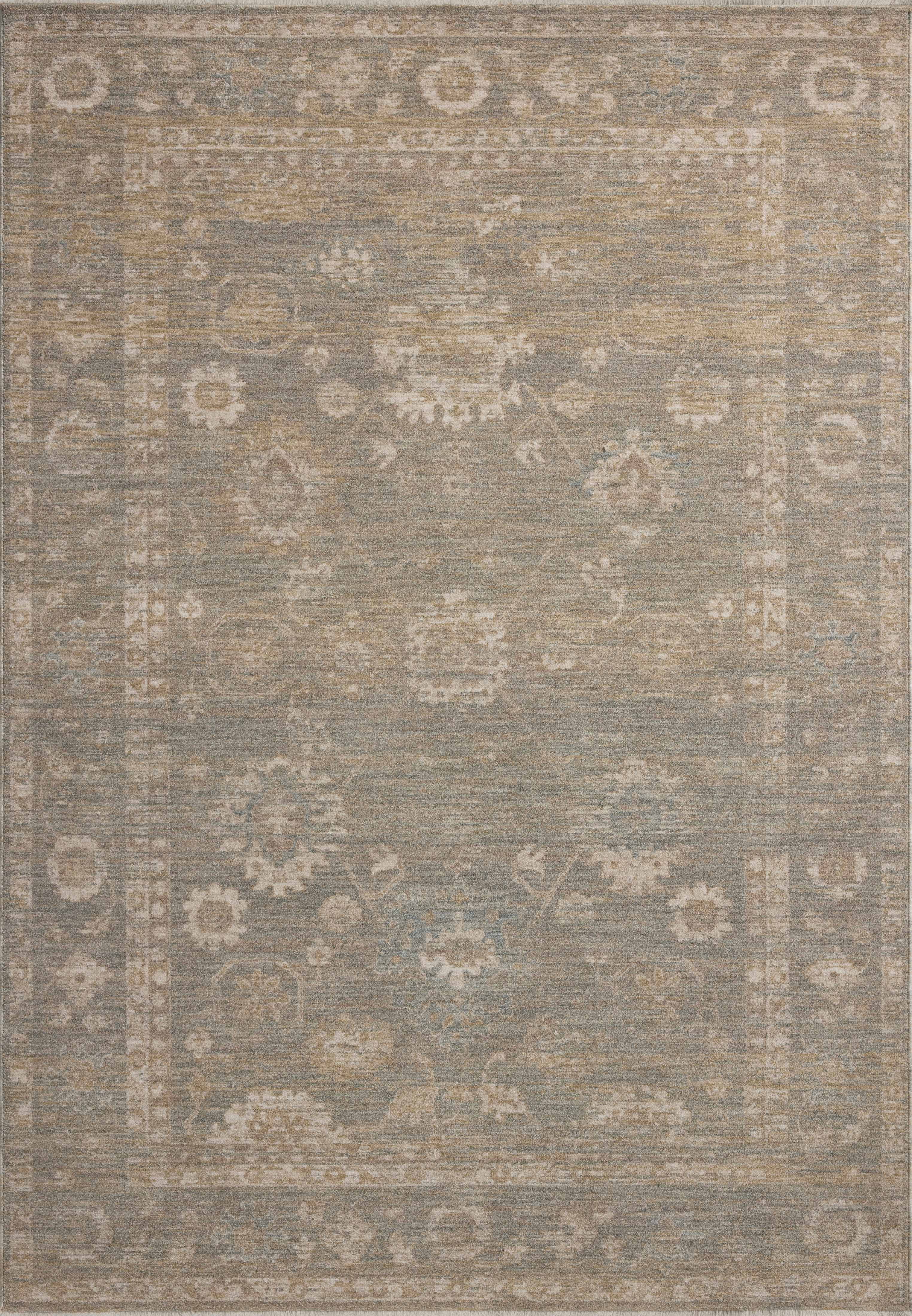Chris Loves Julia x Loloi Louisa Lagoon / Ivory 2'-7" x 14' Runner Rug
