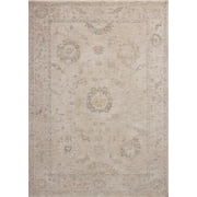 Chris Loves Julia x Loloi Louisa Oatmeal / Slate 2'-7" x 14' Runner Rug