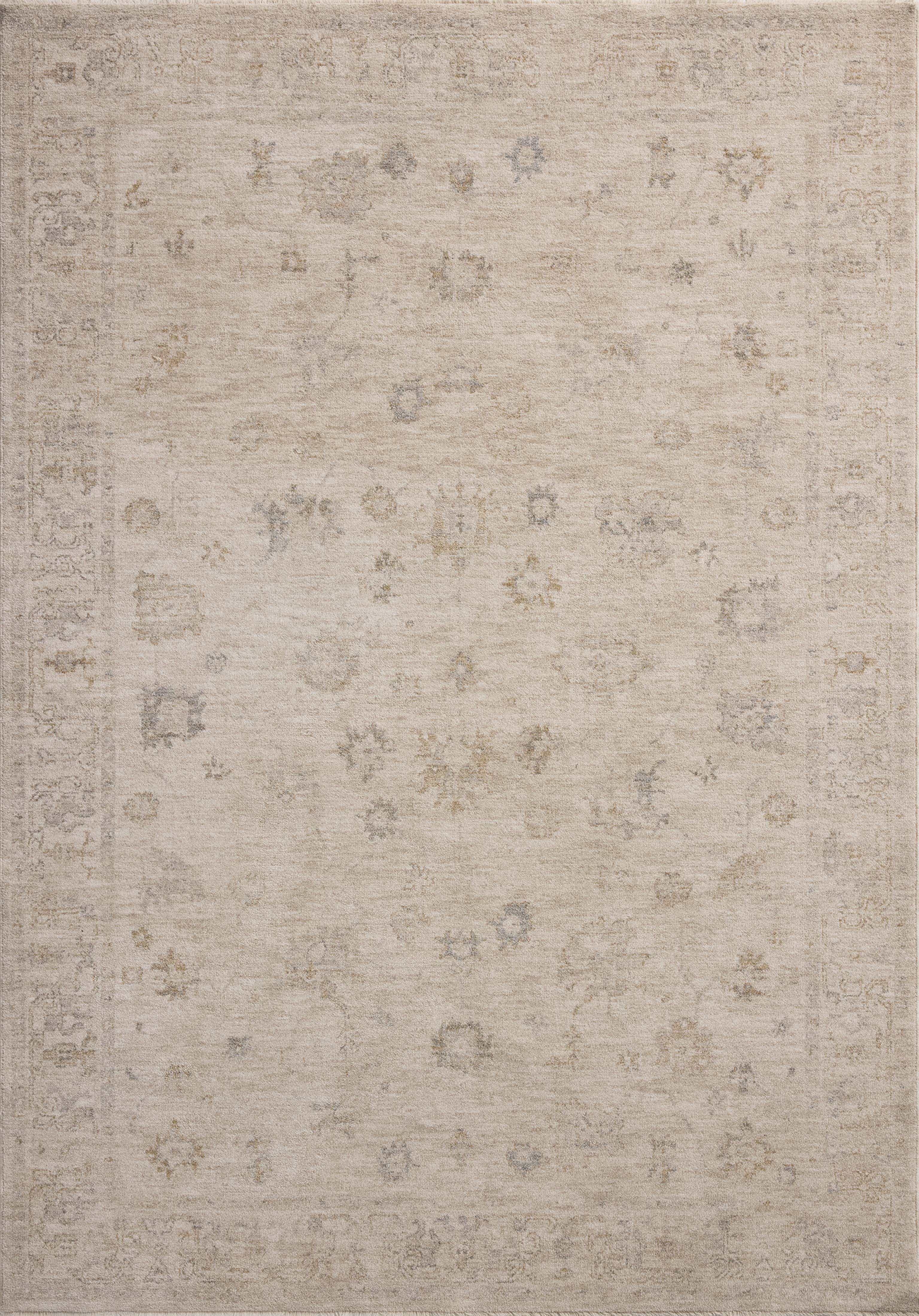 Chris Loves Julia x Loloi Louisa Oatmeal / Stone 2'-7" x 12'-0" Runner Rug