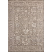 Chris Loves Julia x Loloi Louisa Taupe / Ivory 5'-3" x 7'-6" Area Rug