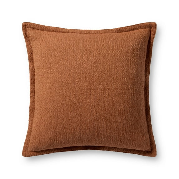 Chris Loves Julia x Loloi Morris Orange 22'' x 22'' Decorative Pillow