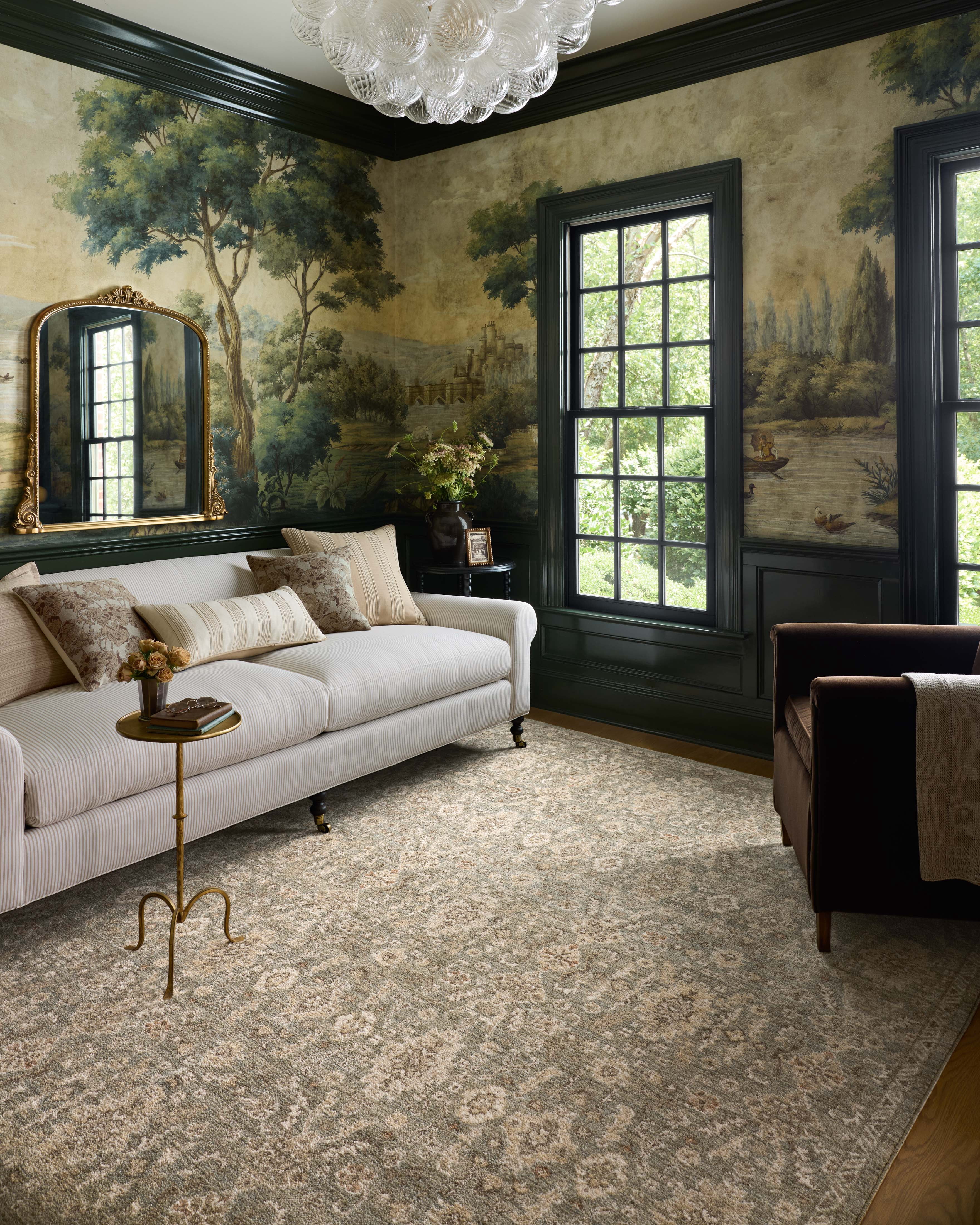 Chris Loves Julia x Loloi Palma Lagoon / Natural 7'-10" x 10' Area Rug