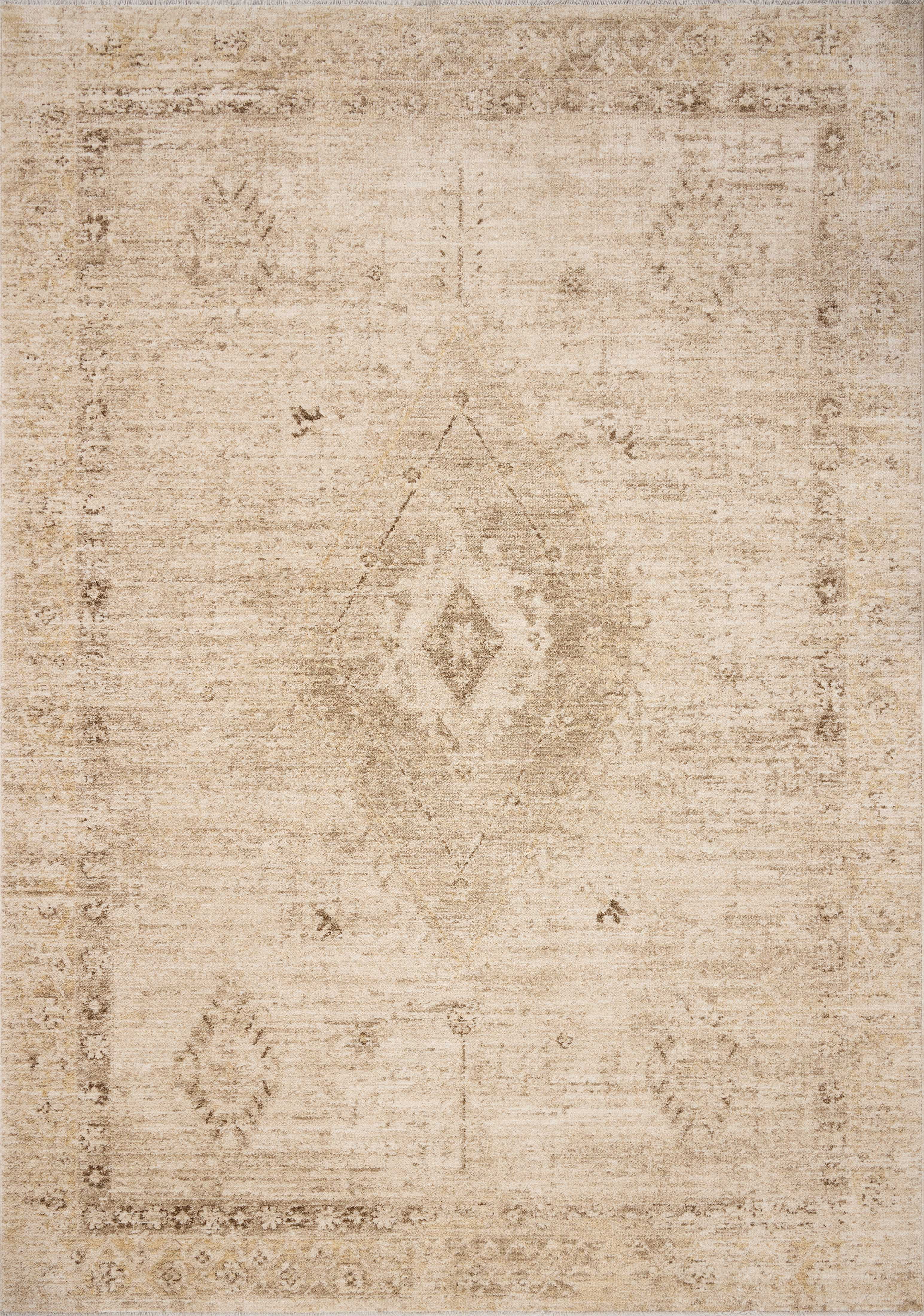 Chris Loves Julia x Loloi Palma Natural / Smoke 7'-10" x 10' Area Rug