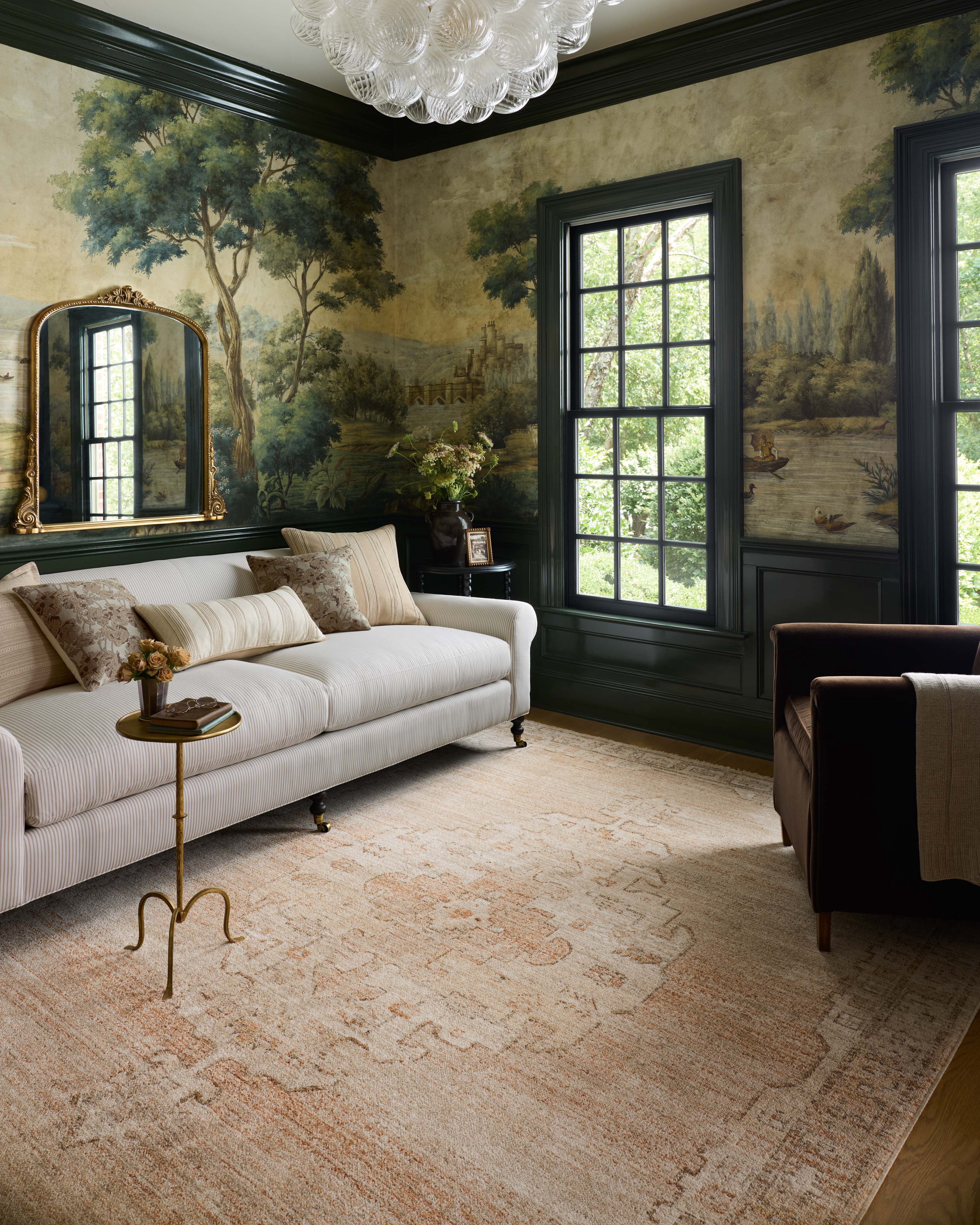 Chris Loves Julia x Loloi Palma Spice / Natural 11'-6" x 15'-7" Area Rug