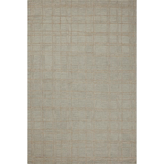 Chris Loves Julia x Loloi Polly Fog / Wheat 18" x 18" Sample Rug