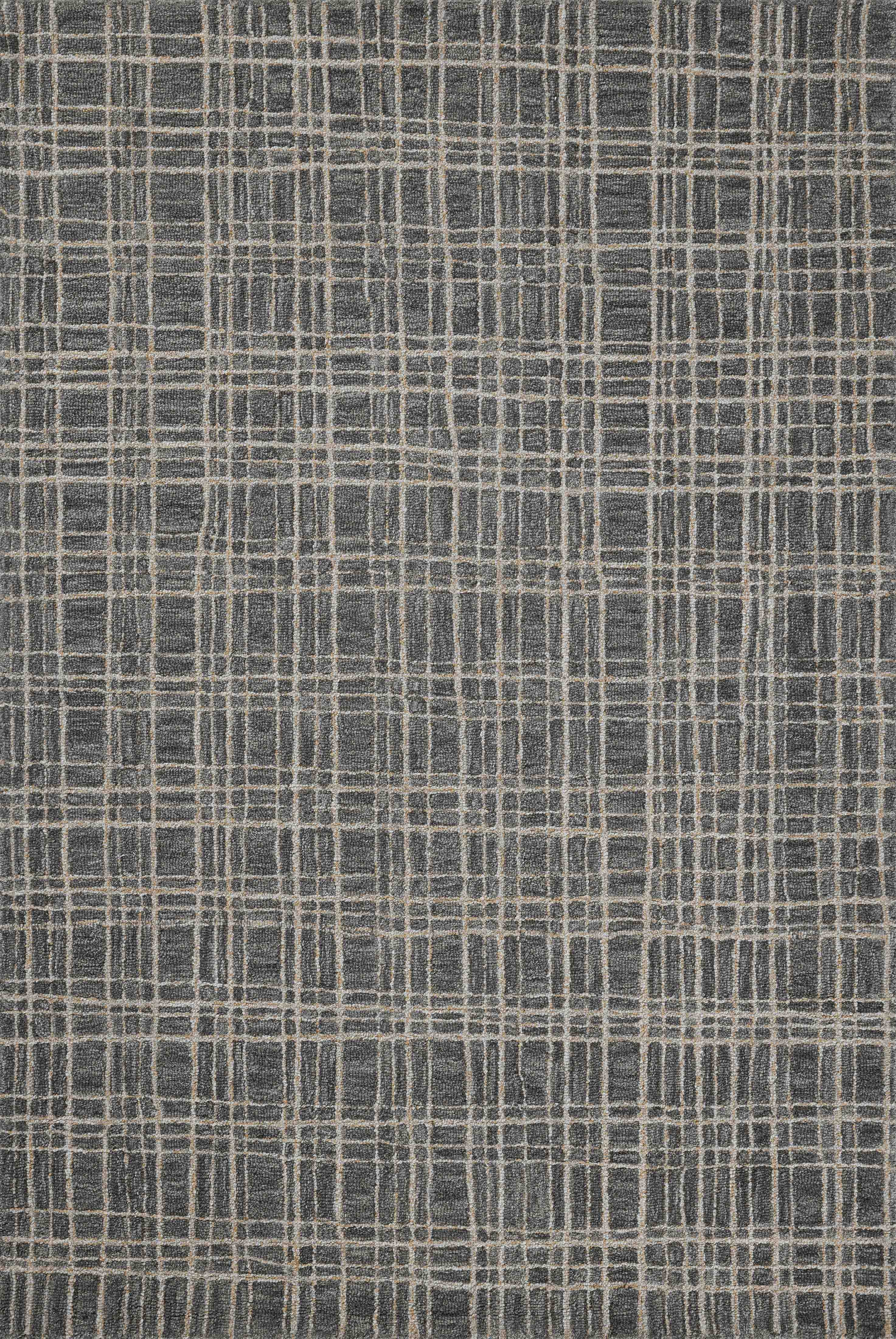 Chris Loves Julia x Loloi Polly Graphite / Pebble 2'-3" x 3'-9" Accent Rug