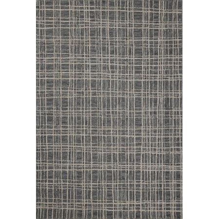 Chris Loves Julia x Loloi Polly Graphite / Pebble 5'-0" x 7'-6" Area Rug
