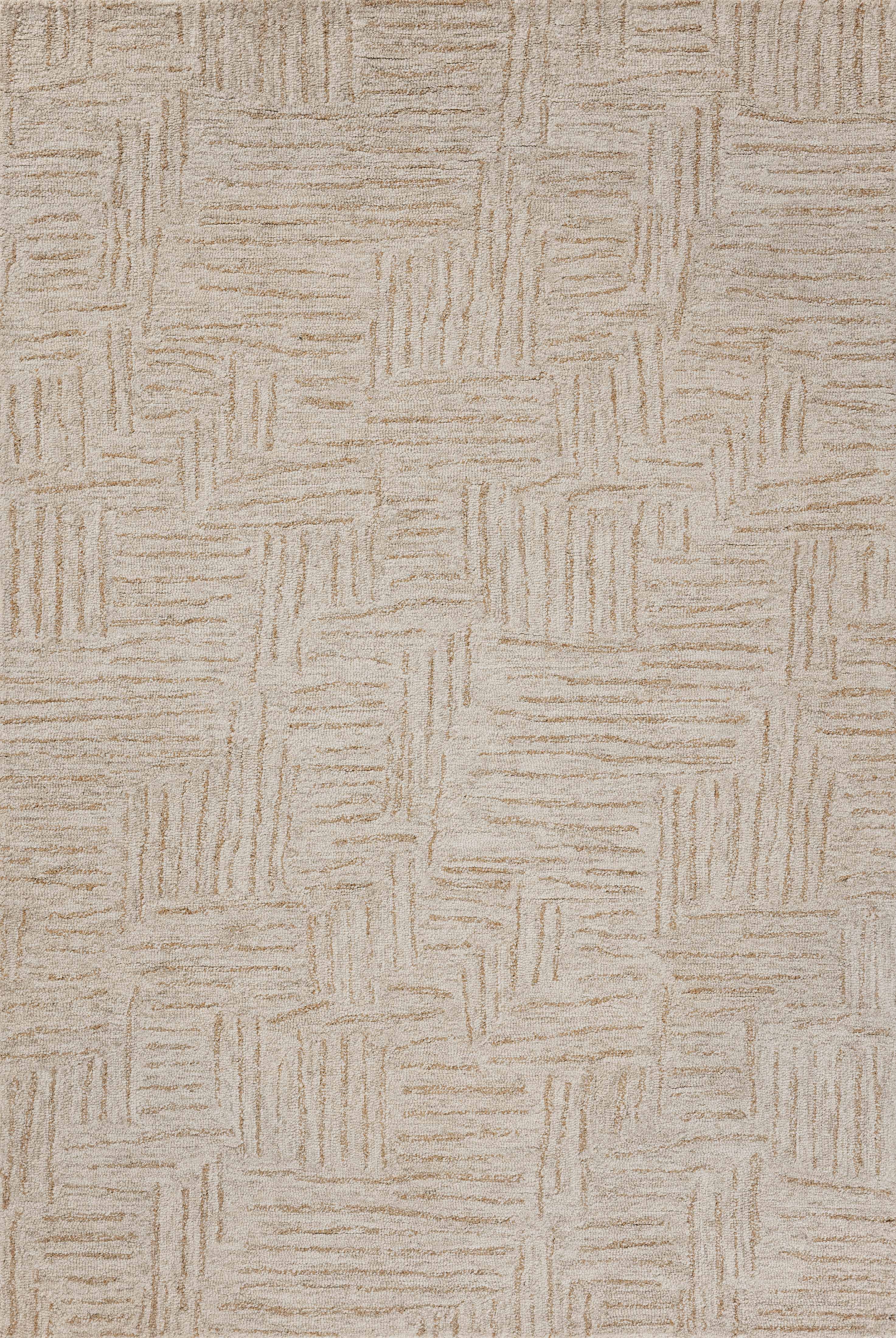 Chris Loves Julia x Loloi Polly Smoke / Sand 2'-3" x 3'-9" Accent Rug