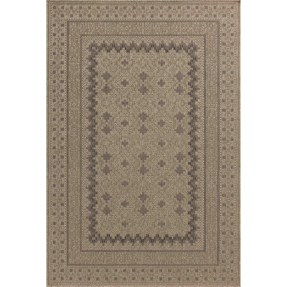 Chris Loves Julia x Loloi Providence Charcoal / Dove 5'-0" x 7'-7" Area Rug