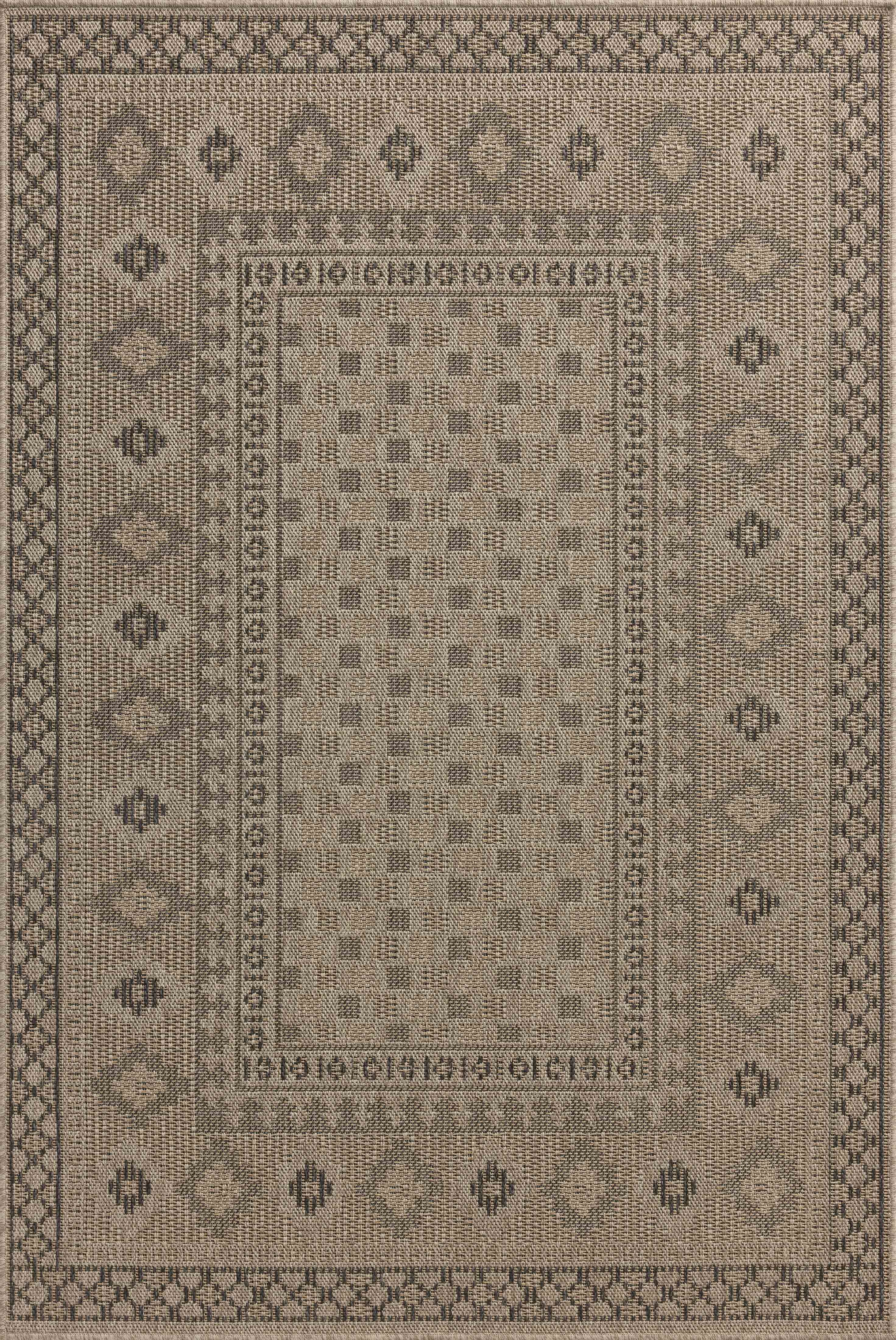 Chris Loves Julia x Loloi Providence Dove / Charcoal 5'-0" x 7'-7" Area Rug
