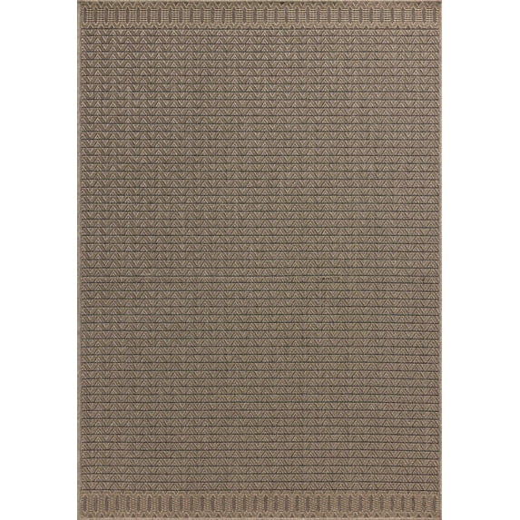Chris Loves Julia x Loloi Providence Natural / Graphite 18" x 18" Sample Rug