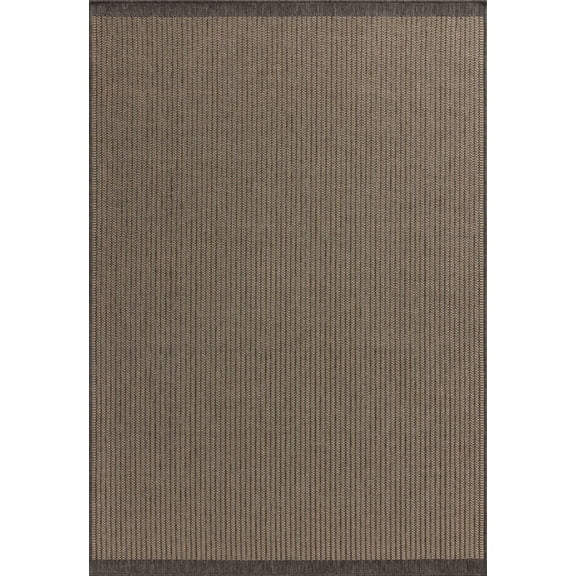 Chris Loves Julia x Loloi Providence Wheat / Charcoal 7'-6" x 7'-6" Round Area Rug