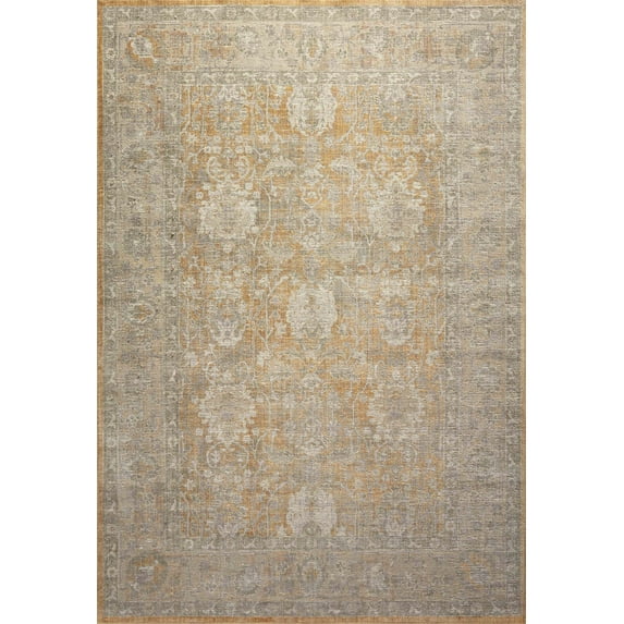 Chris Loves Julia x Loloi Rosemarie Gold/Sand 2'-7" x 8'-0" Area Rug