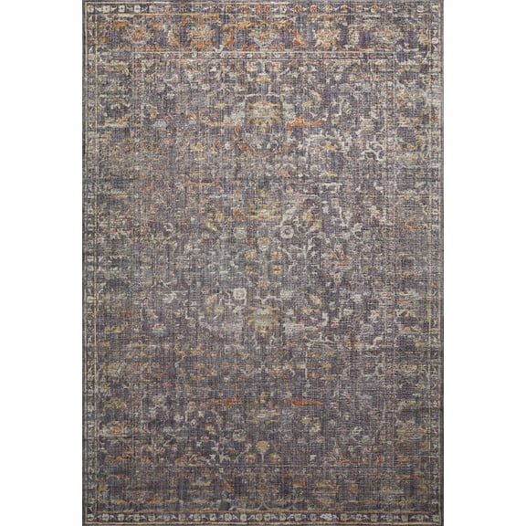 Chris Loves Julia x Loloi Rosemarie Graphite/Multi 5' x 7'-10" Area Rug