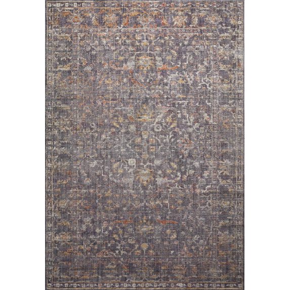 Chris Loves Julia x Loloi Rosemarie Graphite/Multi 6'-3" x 9' Area Rug