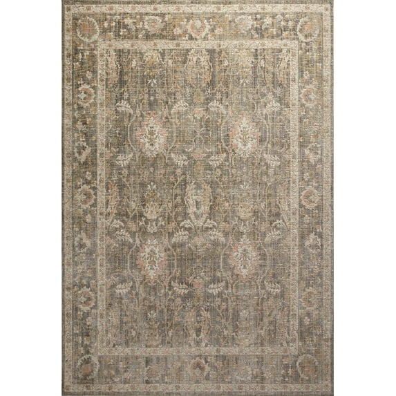 Chris Loves Julia x Loloi Rosemarie Sage/Blush 9'-0" x 12'-0" Area Rug